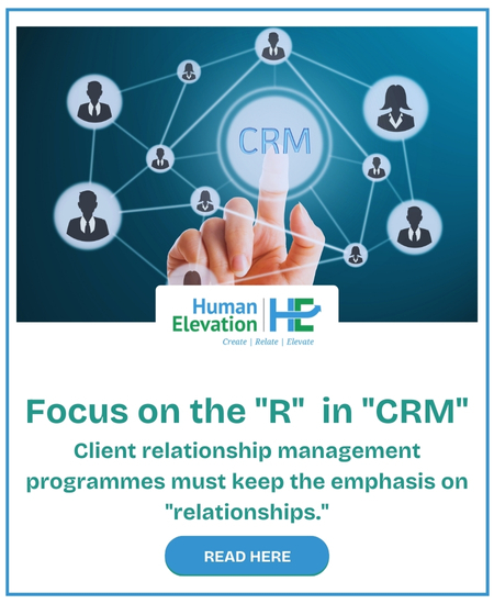 Focus on the “R” in “CRM”