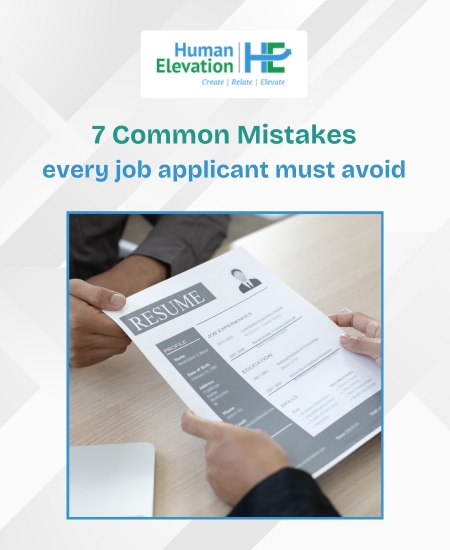 7 Common Mistakes every job applicant must avoid