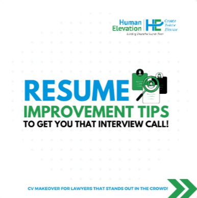 RESUME Improvement Tips to get you that interview call