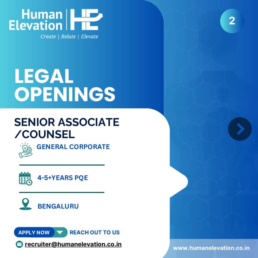 Senior Associate/ Counsel