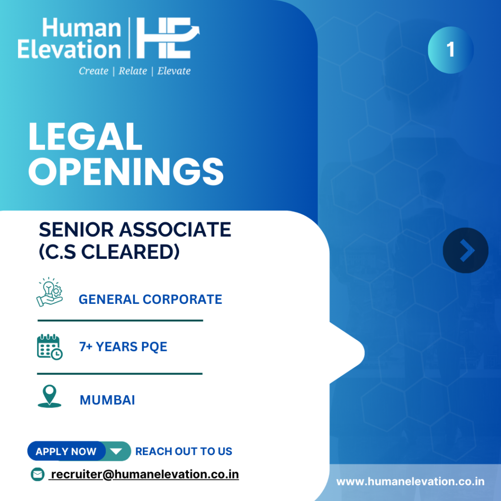 Senior Associate (C.S Cleared)
